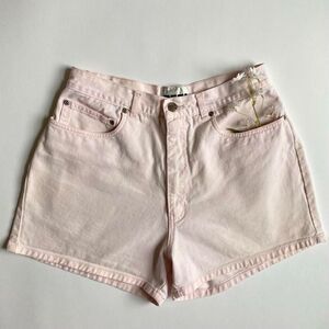 Vintage pale pink denim shorts